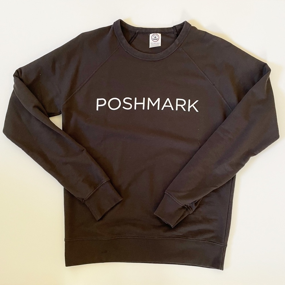 Poshmark Black Crewneck Sweatshirt